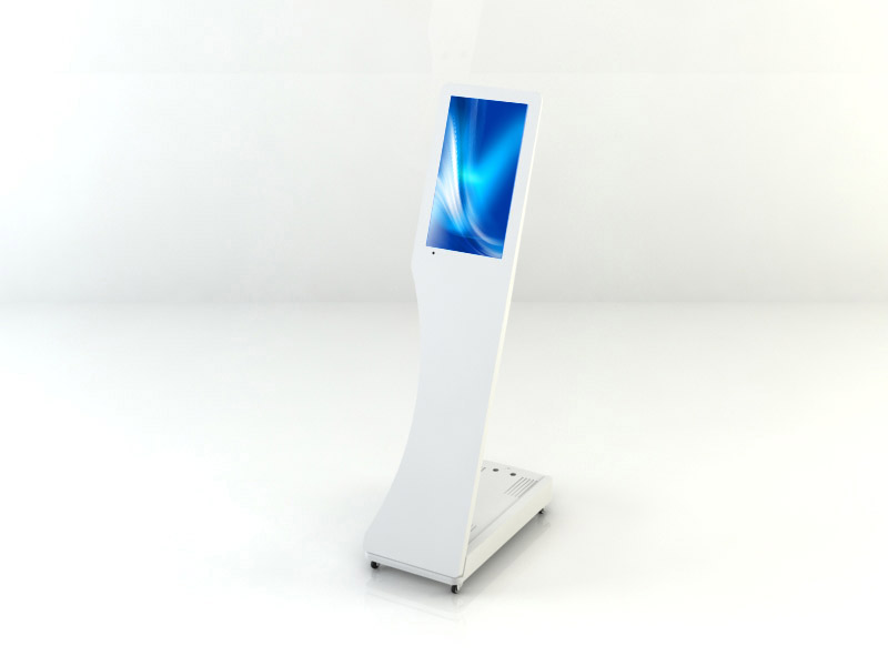 Quioscos digitales interactivos. Signo blanco